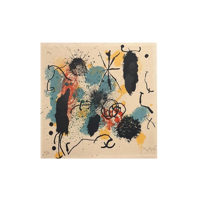 Joan Miro - I Work Like a Gardener - Lithograph - 1964 For Sale - Image 9 of 9