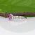 Metal Pink Sapphire Ring With Earth-Mined Diamond Accents: Solid 14k Gold, Size 6.75 For Sale - Image 7 of 9
