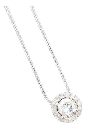 0.85 Ct Diamond Pendant Necklace