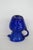 Mid 20th Century Hand Blown Art Glass Mini Pitcher Small Creamer Cobalt Blue Swirl Pattern For Sale - Image 9 of 15
