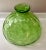 Green Glass Thumbprint Vase by Empoli For Sale In New York - Image 6 of 6