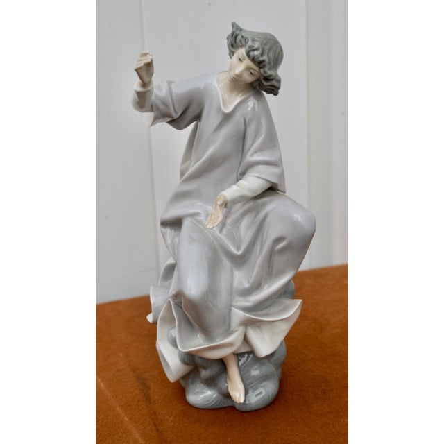 Lladro Porcelain Angel Figurine Retired 1976 Vintage Spain For Sale - Image 11 of 13
