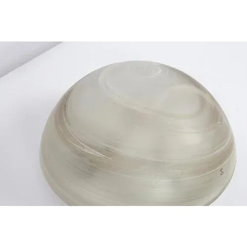 Large Glass Flushmount attributed to Peill & Putzler, Germany, 1970s For Sale - Image 11 of 13