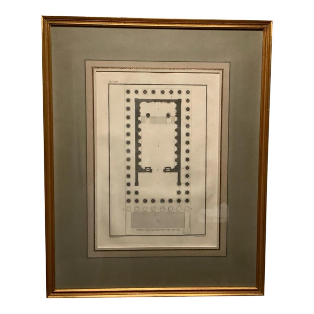18th Century Copper Plate Engraving Ruins of Palmyra Grand Architectural Folio Plate XXIII by P. Fourdrinier After Giovanni Battista Borra For Sale
