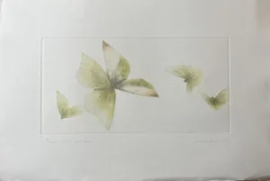 Mikio Watanabe, Passing Breeze, 2021, Mezzotint