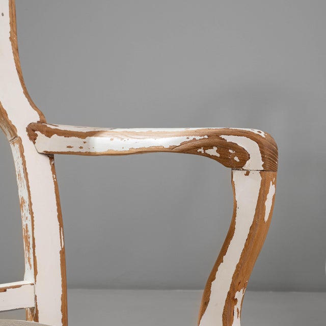 20th Century Swedish Rococo Revival Wood Patinated Dining Chairs - Set of 8 For Sale In Greensboro - Image 6 of 18