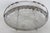 Mid 20th Century Mayell Queen Anne Divided Glass Dish on Footed Silver Plated Handled Stand For Sale - Image 14 of 15