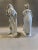 Pair of Cross Sword Hallmark Kalk Porcelain German Figurine Man & Woman For Sale - Image 9 of 12