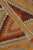 Textile 1950s Vintage Turkish Kilim Rug in Orange, Gold and Teal Geometric Patterns For Sale - Image 7 of 8