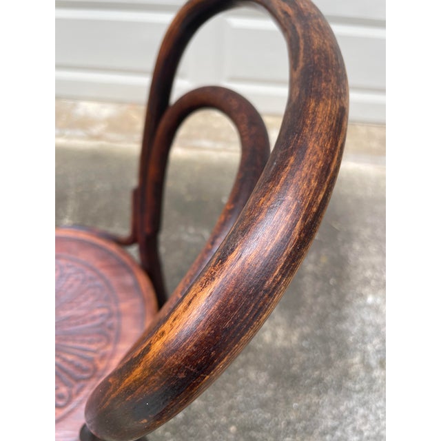 Wood Early 20th Century Mazowia Bentwood Bistro Chair For Sale - Image 7 of 13