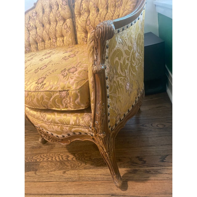 Early 20th Century Victorian Homer Bros Loveseat For Sale - Image 9 of 11
