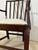 Brown English Mahogany Arm Chair With a Rectangular Back and S-Curved Arms Ca. 1820 For Sale - Image 8 of 10