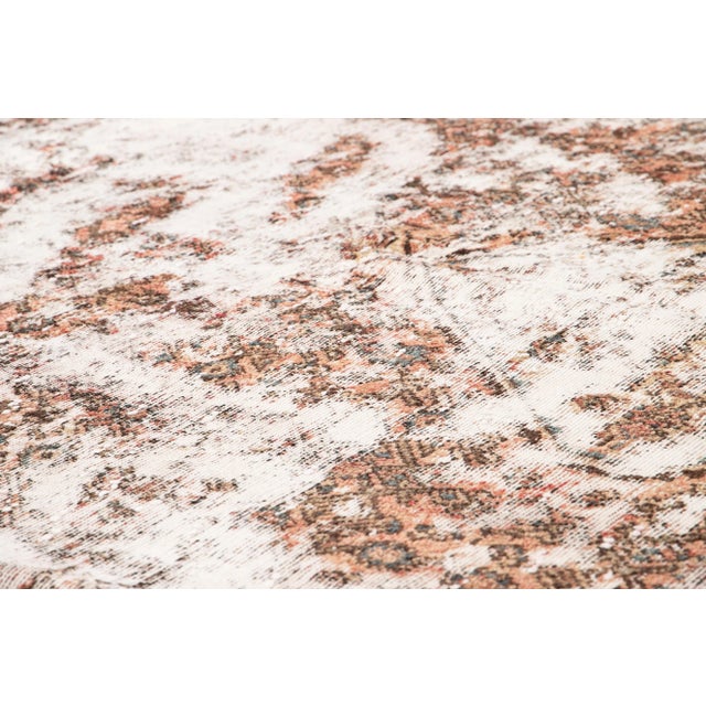 Modern Early 20th Century Vintage Distressed Wool Rug For Sale - Image 3 of 8
