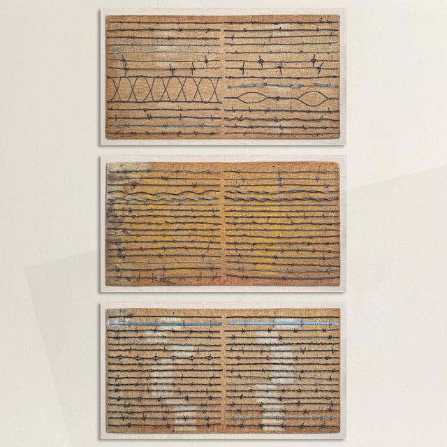 History has a way of hiding in plain sight. This collection of 19th American barbed wire specimens, mounted across three...
