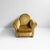 Poltrona Frau Mid-Century Modern Italian Yellow Velvet Chairs by Tito Agnoli for Poltrona Frau, 1950s, Set of 2 For Sale - Image 4 of 18