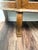 Early 20th Century Antique Tiger Oak Curved-Glass China Cabinet With Carved Lion Motifs & Mirrored Crown For Sale - Image 5 of 5