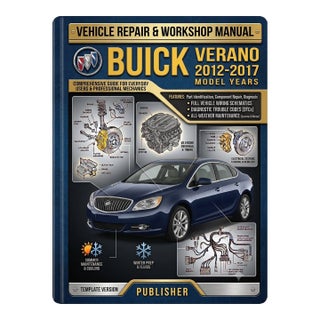 Buick Verano 2012-2017, Car Repair Manual, Workshop Guide Book For Sale