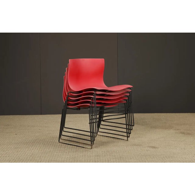 Plastic Massimo Vignelli for Knoll Intl 'Handkerchief' Set W Unique Provenance, Signed For Sale - Image 7 of 18