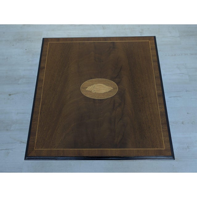 Chippendale Style Side Table with Inlaid Wood For Sale - Image 12 of 16