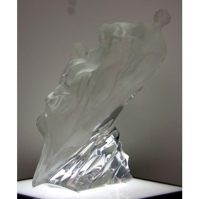Frederick Hart "Passages"1987 Lucite Acrylic Sculpture Hand Signed For Sale - Image 4 of 13