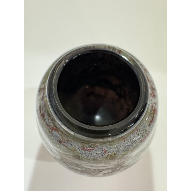 Contemporary 1980s Isabelle Monod Signed French Art Glass Vase For Sale - Image 3 of 6