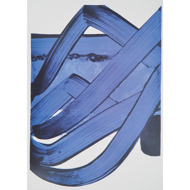 Modern Sérigraphie N°18 Poster after Pierre Soulages For Sale - Image 3 of 9