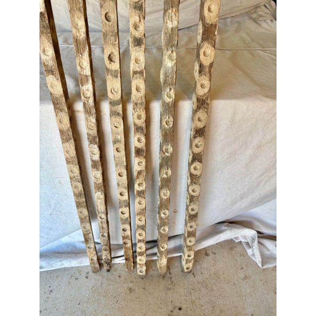 Early 20th Century French Wooden Oyster Sticks - Set of 6 For Sale - Image 4 of 12