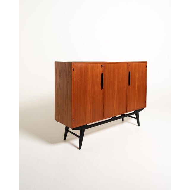 Swedish Teak Casino Highboard, 1950s For Sale - Image 3 of 10