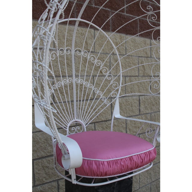 Vintage Metal Hanging Peacock Chair Chairish