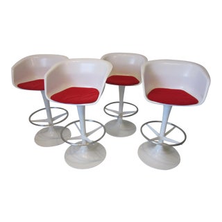 Space Age Bar Stools by Maurice Burke for Burke For Sale