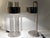 Pair of signed table lamps by Marcel Breuer, made for the 1925 Paris International Exhibition. Rare collectible pieces in...