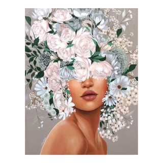 Blush - Original Soft Sally K Figurative Original Artwork by Sally K For Sale