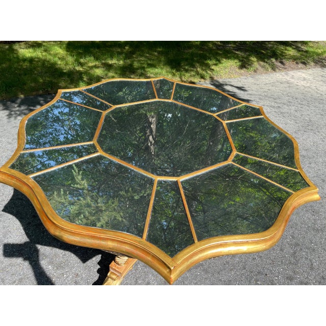 Neoclassical Late 20th Century Neoclassical Dolphin Center Table For Sale - Image 3 of 9