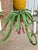 Bring a little sunshine indoors with this delightfully whimsical vintage nine-light pineapple chandelier. Bursting with...