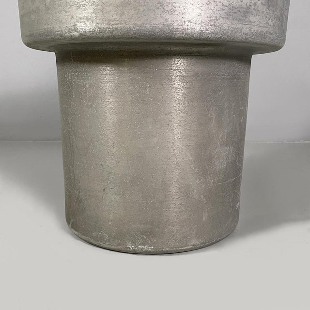 Italian Round Aluminum Pot with Lid, 1930s For Sale - Image 16 of 18