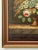 Textile Antique European Dutch Masters Flower Still Life Framed Oil Painting Framed For Sale - Image 7 of 12