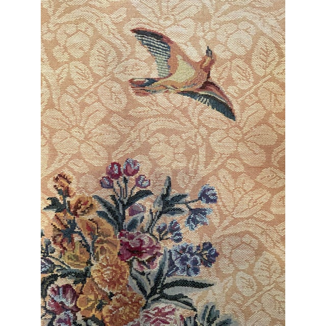 The Mille Fleurs Belgium Wall Tapestry is a vintage piece featuring a beautiful floral pattern with tassels, measuring...