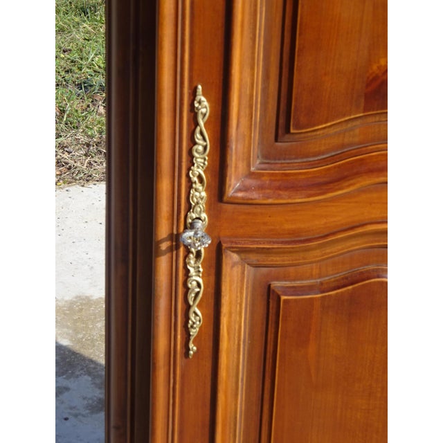 Louis XV Cherrywood Bonnetière, 1980s For Sale - Image 12 of 18