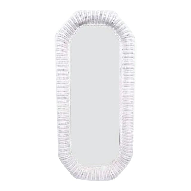 Large Rattan Mirror, Holland, 1970s For Sale