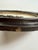 Wood Antique Oval Deep Dark Wood Picture Frame Gold Floral Detail With Photo of a Girl 12x14” For Sale - Image 7 of 13