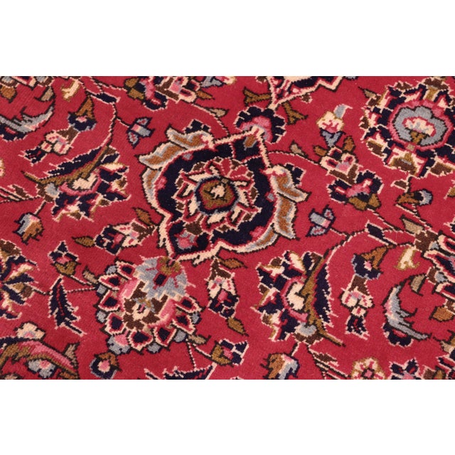 Antique Persian Red/Blue Wool Rug - 8'1'' X 10'11'' | Chairish