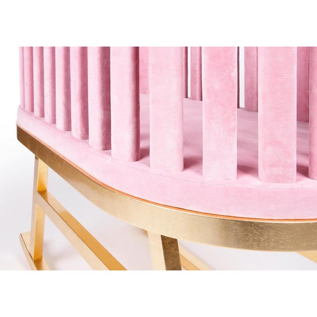 Mint Velvet Green Prince Santi Rocking Cradle by Royal Stranger For Sale - Image 9 of 18