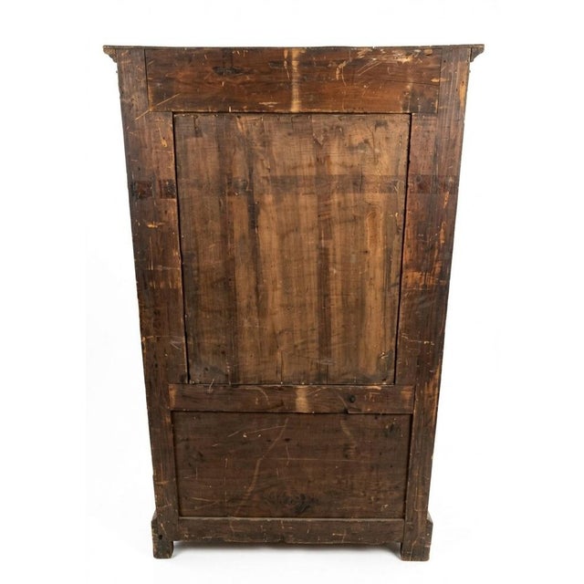 Traditional Mid 19th Century Swiss Charles X Walnut Secretaire For Sale - Image 3 of 7