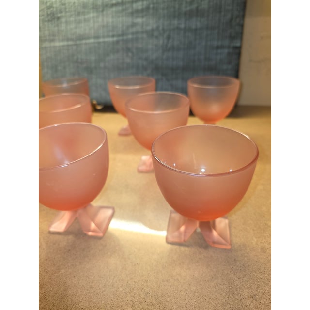 Late 20th Century Eight Neiman Marcus Italian Glasses For Sale In San Antonio - Image 6 of 13
