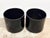 Gainey Pottery 1970s Attributed to Gainey Mid-Century Black Pottery Planters- A Pair For Sale - Image 4 of 5