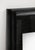Karl Springer Style Black Goat Skin Wall Mirror With Gold Leaf Accents For Sale In New York - Image 6 of 16