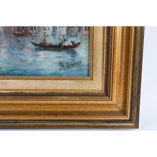Alfred Pollentine, Grand Canal Mocenigo Palace in Venice, 19th Century, Oil Painting on Canvas For Sale - Image 11 of 14