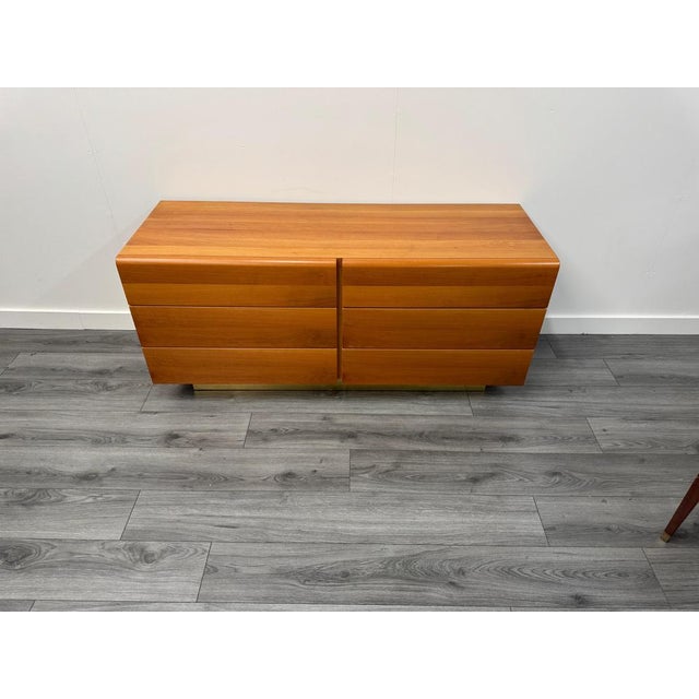 Vintage Commode in Cherrywood from Amnanati & Vitelli, 1970s For Sale - Image 3 of 8