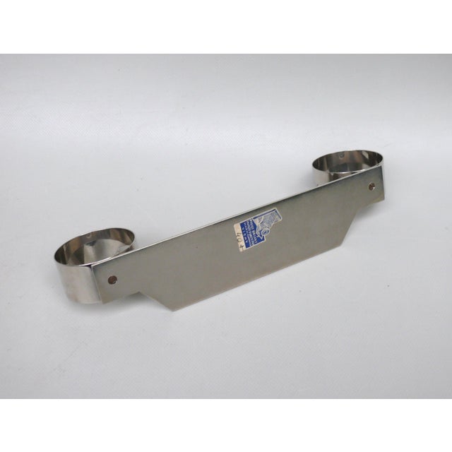 Large Art Deco Chrome-Plated Brass Picture Frame, France, 1920s For Sale - Image 14 of 18