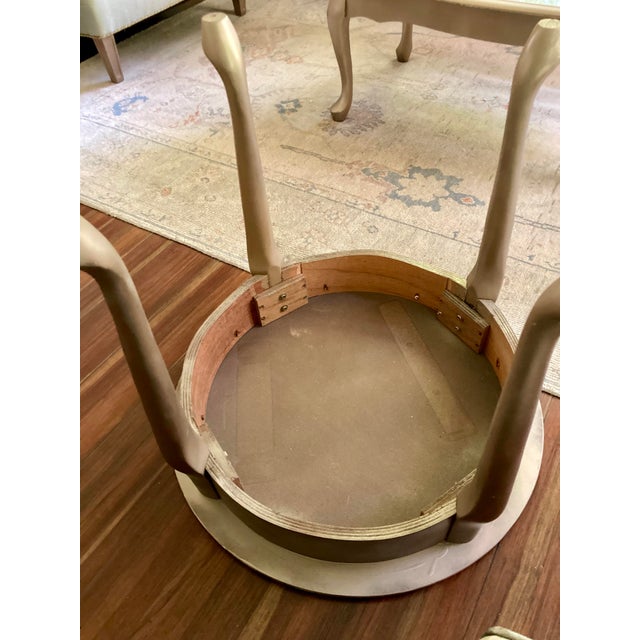 Vintage Coffee/Side Tables With Faux Marble Tops For Sale - Image 12 of 12